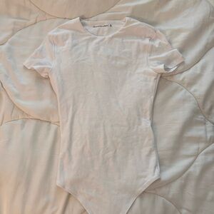 Abercrombie & Fitch White Bodysuit